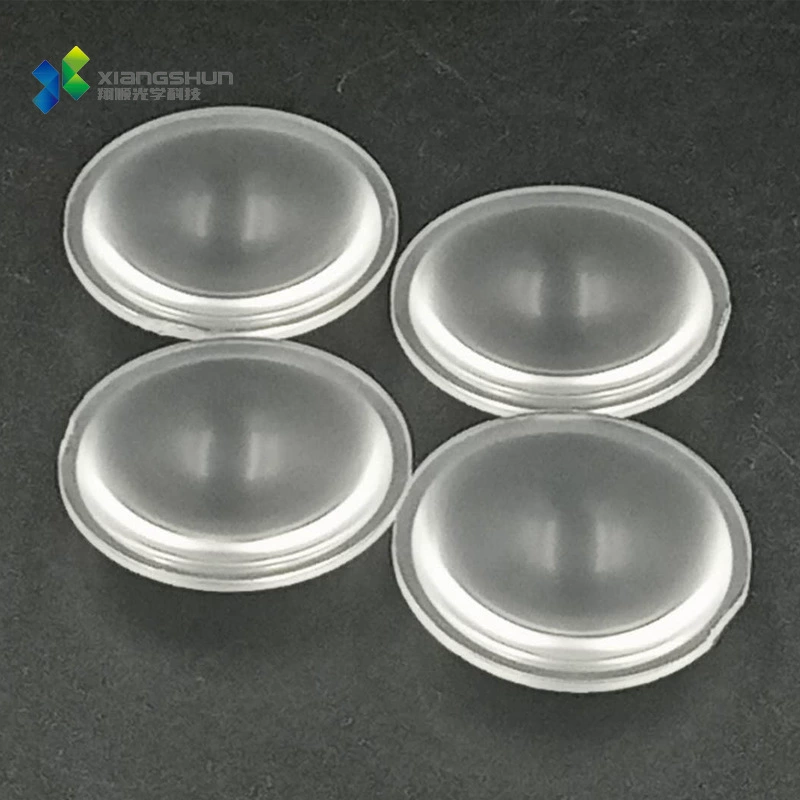 Лидер продаж, светодиодные линзы диаметром 38 мм, полукруглая гладкая поверхность, 6-60 °, плоско-выпуклая линза, акриловая гладкая поверхность, светодиодные линзы