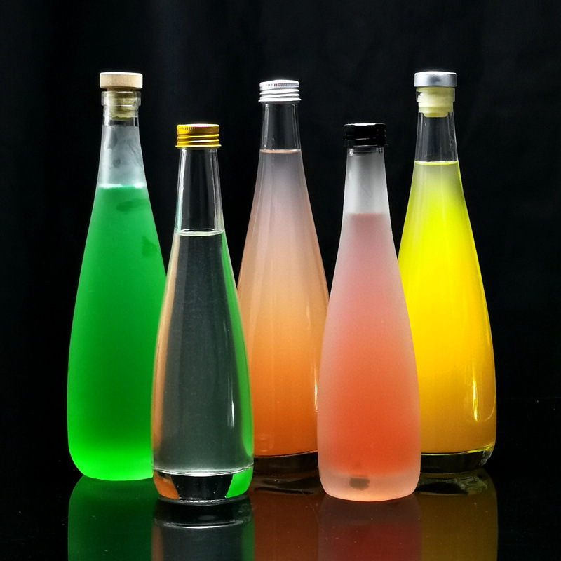 现货供应透明衣云330ml矿泉水瓶500ml女士果酒瓶晶白加厚蒙砂水瓶