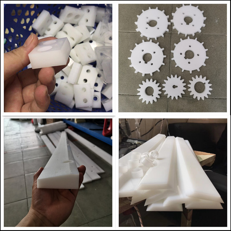 米黄色mc尼龙板 白色PA6尼龙方块 黑色GF30加纤PA66尼龙长条加工