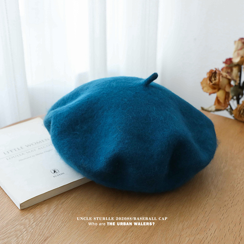 Unisex Wool beret woman retro autumn-winter everything breathable artist hat summer thin hipster woman_voghion.com