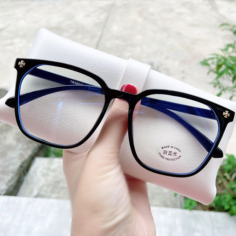 Neue Einfache Mode Flache Spiegelrahmen Brille display picture 2