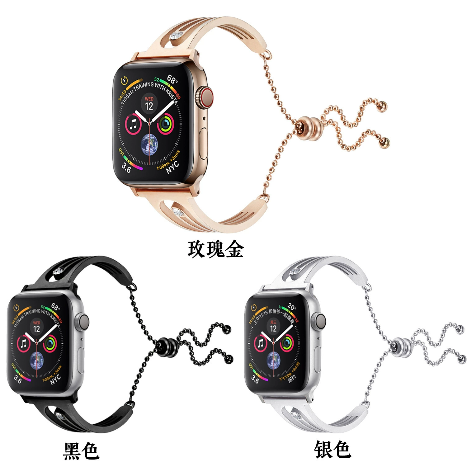 Apple, ремешок для часов, металлический браслет