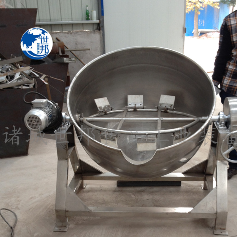 火锅底料炒锅 辣椒酱自动炒锅 熬酱机 电加热夹层锅