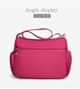 One-shoulder bag for leisure, capacious nylon shoulder bag, suitable for import, Korean style