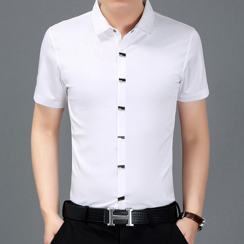[A generation of hair] Young men's short sleeve shirt men's thin fashion casual men's half sleeve shirt tide