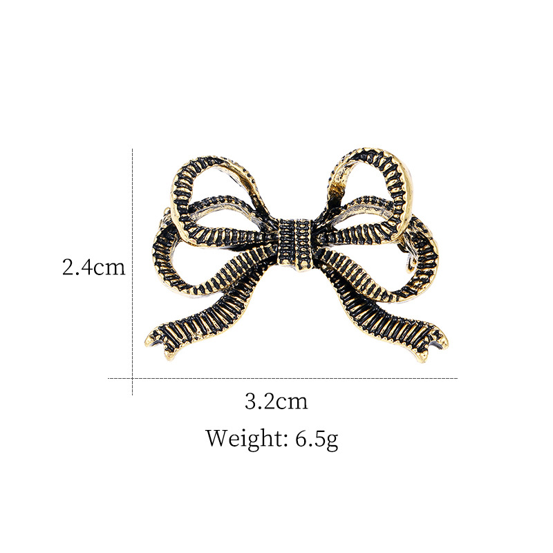 Baroque Style Rabbit Heart Shape Bow Knot Alloy Enamel Inlay Zircon Women's Brooches display picture 4