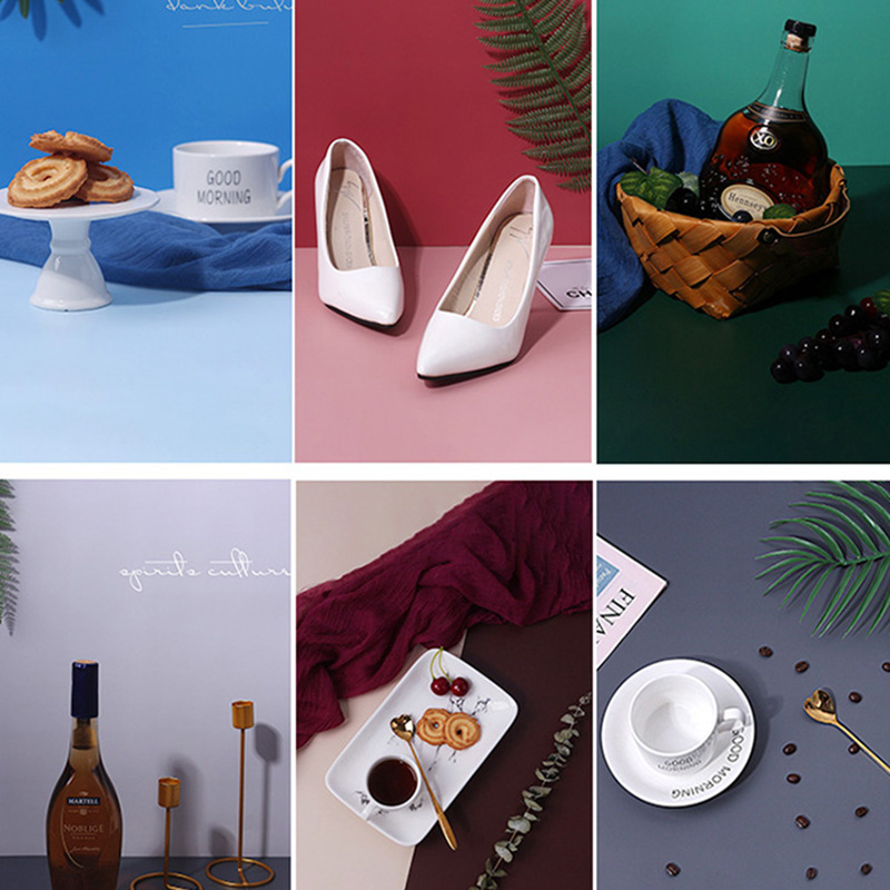 Morandi Background Paper Double-sided Photo Background Cloth ins Internet Celebrity Decoration Large Size Photography Set Shooting Props