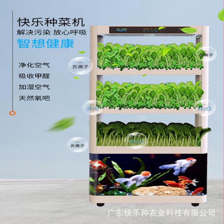 鱼菜共生水培蔬菜水培植物补光灯无土栽培LED植物灯厂家|ms
