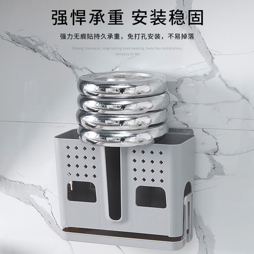 Wall-mounted chopstick barrel creative draining chopstick cage household chopstick cage kitchen tableware spoon storage box