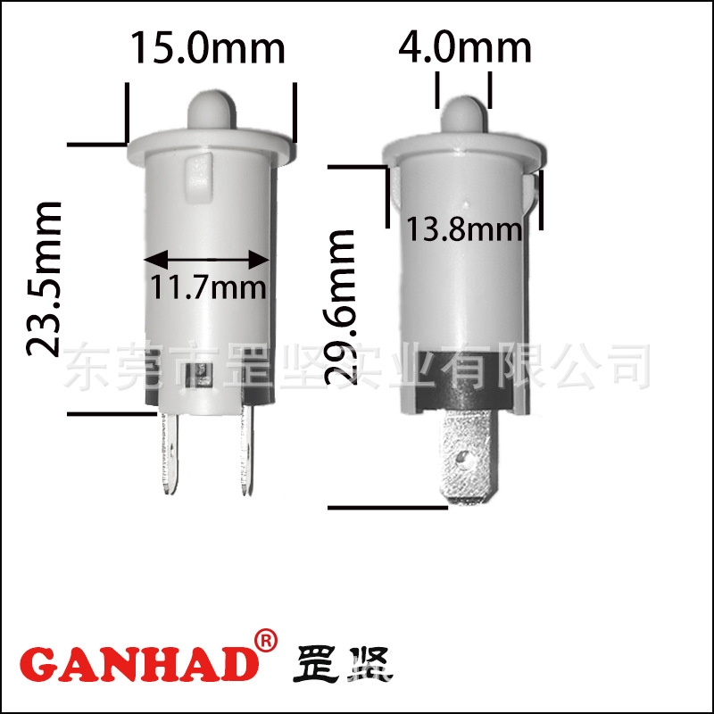 罡堅GANHAD廠家供應按鍵開關效果器開關半成品按鈕開關