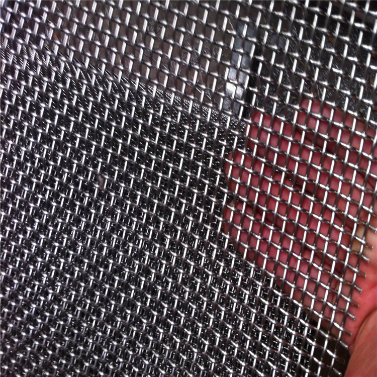 亿阔厂家矿业用白钢轧花编织筛 建筑用白钢轧花网 质优价廉