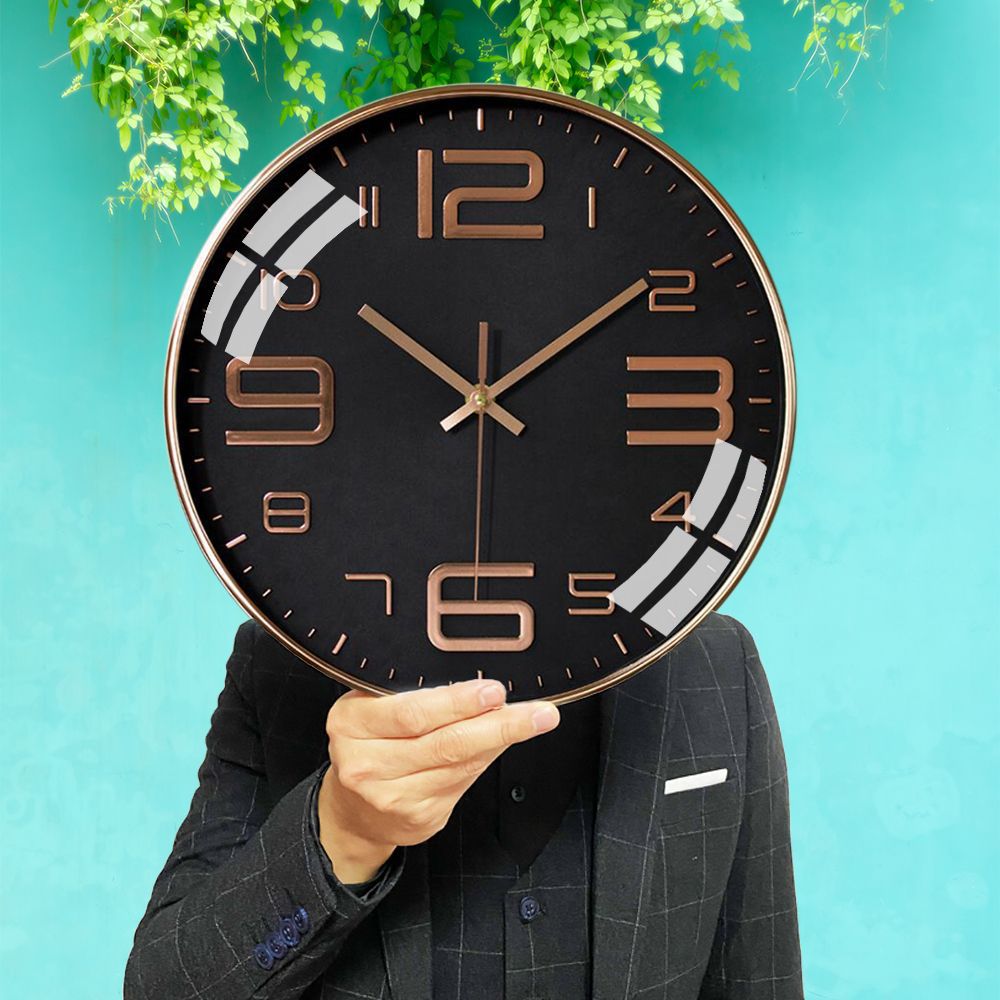 Amazon light luxury clock wall clock ele...