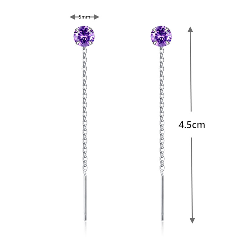 5g Weight 925 Sterling Silver Ear Needle Material Ear line Classification 1 Pair Quantity Holiday, Daily Occasion 925 Sterling Silver Material Geometric, Star, Heart Shape Pattern Women's Gender Casual, Simple Style Style 1 Pair 925 Sterling Silver Geometric Star Heart Shape Ear Line 12