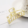 Crab pin, metal hairgrip from pearl, universal hair accessory, simple and elegant design