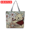 Summer cartoon shopping bag, capacious one-shoulder bag, Korean style