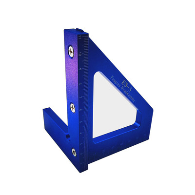 ES-5木工划线尺 铝合金角度尺 木工量具 木工划线器 45度划线器|ms