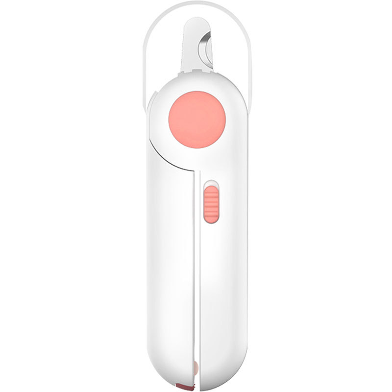 Pet cortaúñas cabeza redonda con amoladora de uñas gato cortaúñas perro belleza cortaúñas LED luz gato cortaúñas