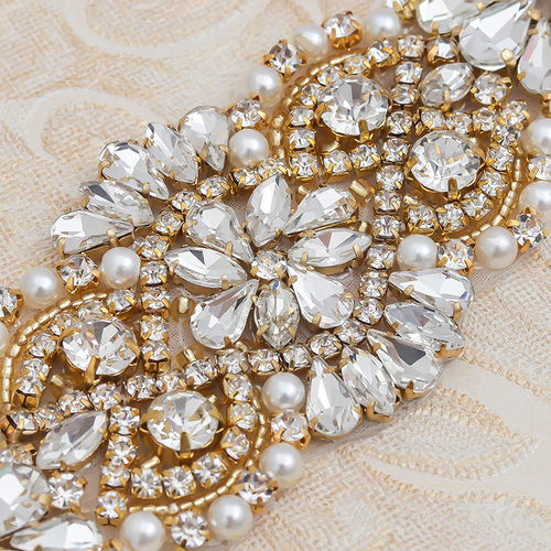 849 Diamond Sticker Clothing Accessory Formal Dress Diamond Decorative Filling Glass Diamond Pearl Dance Costume Iron-on Diamond Backing Tape