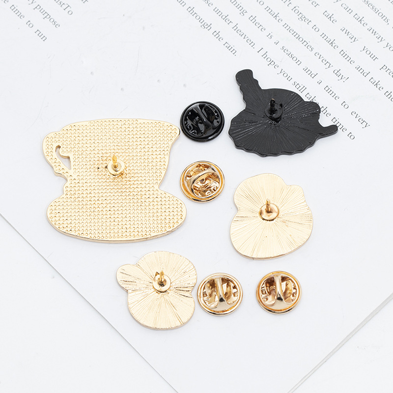 12g Weight No Inlaid Inlay Material Brooches Classification Anniversary, Business, Travel Occasion Alloy Material Cup Pattern Unisex Gender Simple Style Style Simple Style Pin Cup Alloy No Inlaid Unisex Brooches 5
