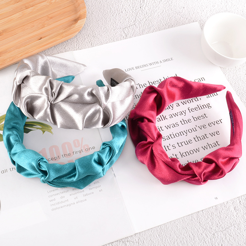 Korean New Fashion Simple Pure Color Headband display picture 12