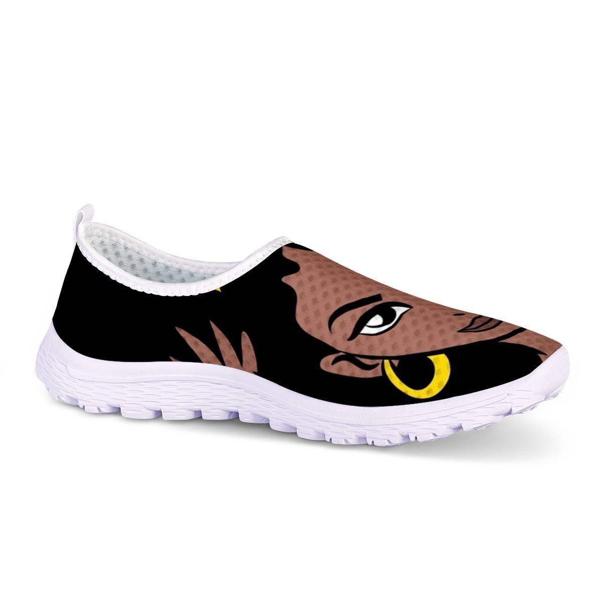 Foreign trade casual shoes cute African girls trendy men's and women's same style couple shoes printed running shoes breathable shoes