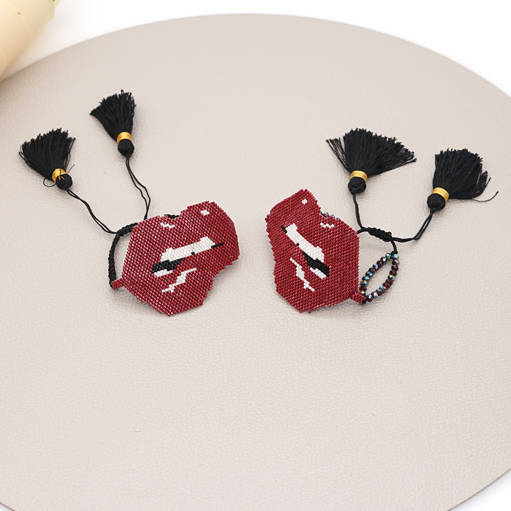 Crooked Lips Bohemian Style Miyuki Beads Beaded Bracelet Wholesale Jewelry Nihaojewelry display picture 1