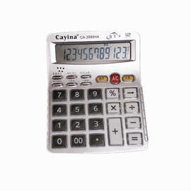 厂家生产直销可加广告语音计算器水晶按键计算机办公多功能计算机