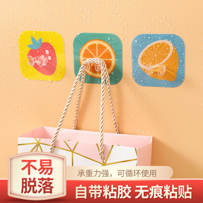 厂家直发 卡通无痕插头挂钩 强力粘钩创意收纳粘钩厨房卧室免打孔|ms