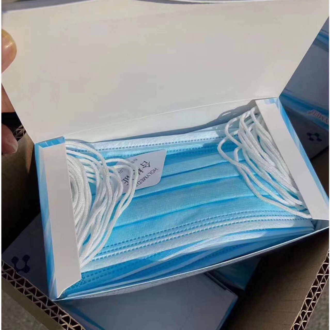 一次性防疫口罩带ce认证可出口一次性熔喷布民用非灭菌口罩厂家销|ru