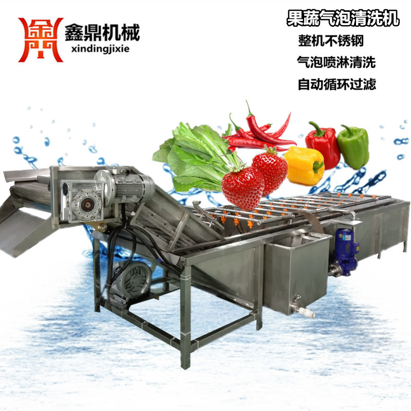 组合式生蚝去泥气泡清洗机 蔬菜水果去农药不锈钢高压清洗设备