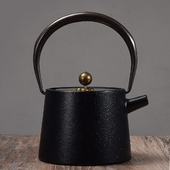 玄逸堂直筒仿日式鑄鐵鐵壺軟裝工藝鐵壺煮茶壺茶具鐵器老鐵壺批發