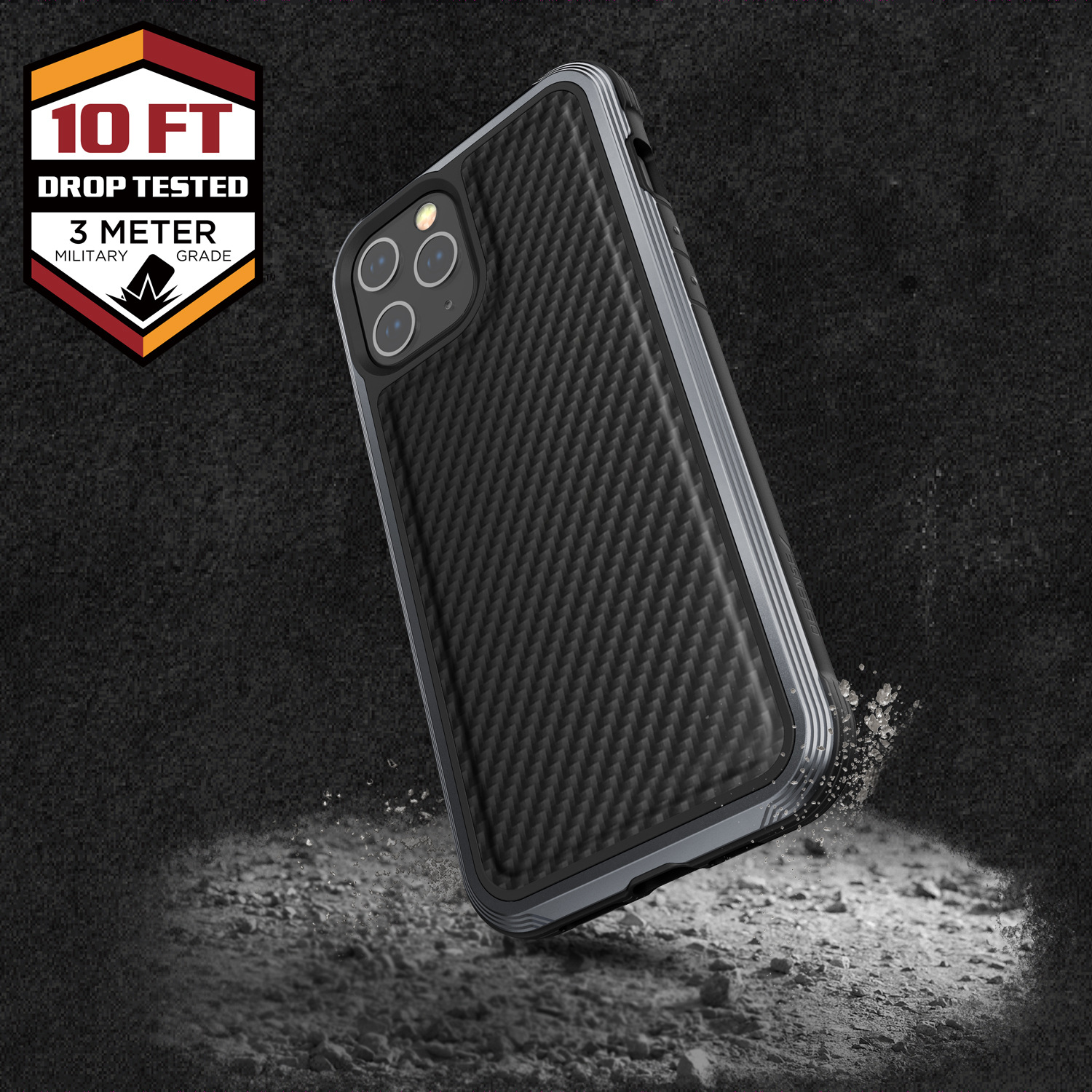 Xdoria道瑞Note10碳纤维手机壳11pro防摔保护套适用于三星S9皮革+