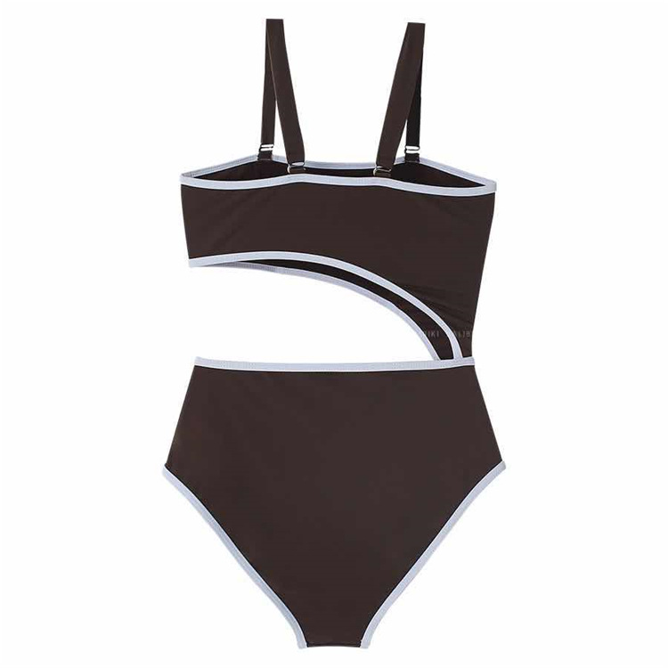   sexy hollow cover belly open back one-piece bikini NSHL4022