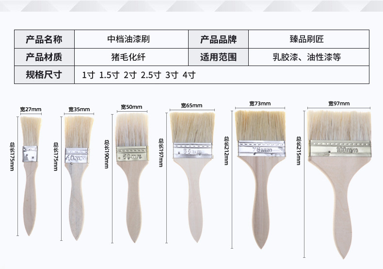 高档加厚油漆刷