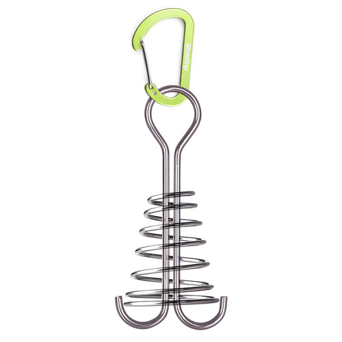 Outdoor camping tent rope buckle canopy pallet fixing nail aluminum alloy steel wire spring hook accessories hot sale in Korea