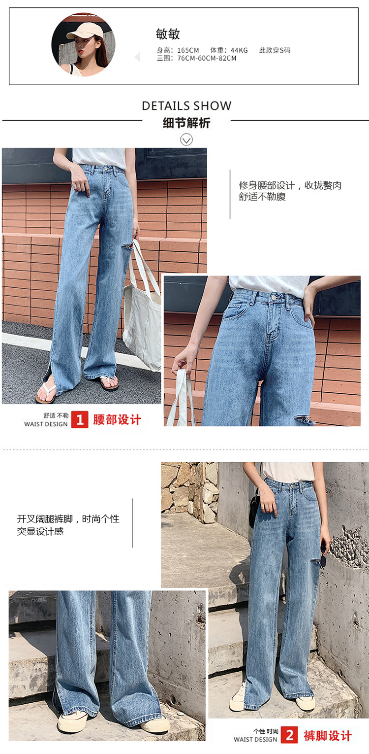 Pantalon léger femme en coton - Ref 3430258 Image 10