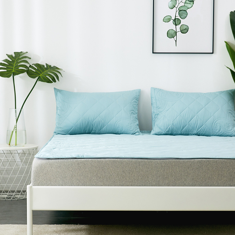 厂家直销 学生宿舍单双人床垫四季通用羊毛榻榻米垫子素色纯色