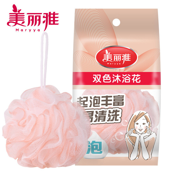 Two-color soft medical bath ball