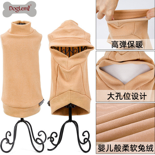 Home Pet Clothing Hairless Cat Sphinx Warm Winter Coat Plush Rabbit Hairy Warm Dog Cat Clothing