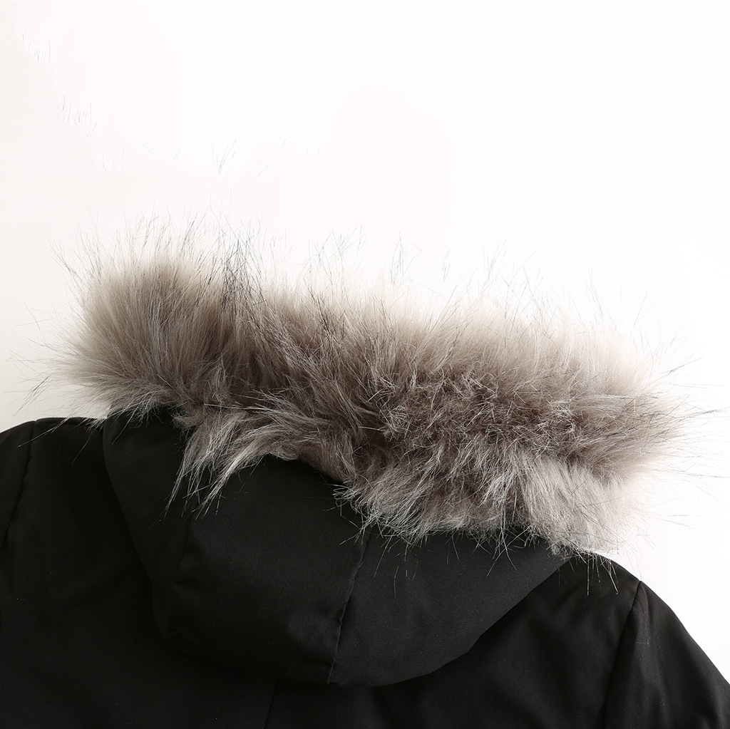 wholesale women s clothing Nihaostyles mid-length hooded velvet coat  NSNXH67396