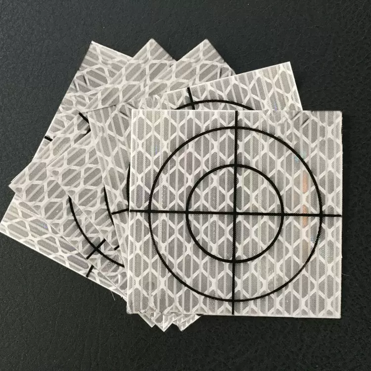 全站仪反射片隧道测量反光贴棱镜纸自贴式反光片激光靶3/4/5/6cm