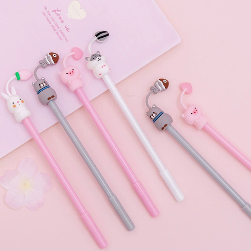 Cartoon fresh cute rollerball pen for students