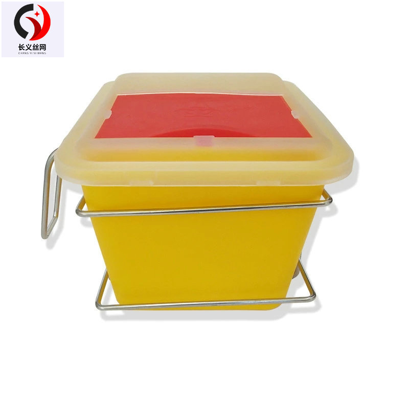 放置托架,利器盒架子,废物托架,不锈钢挂架,利器盒托架