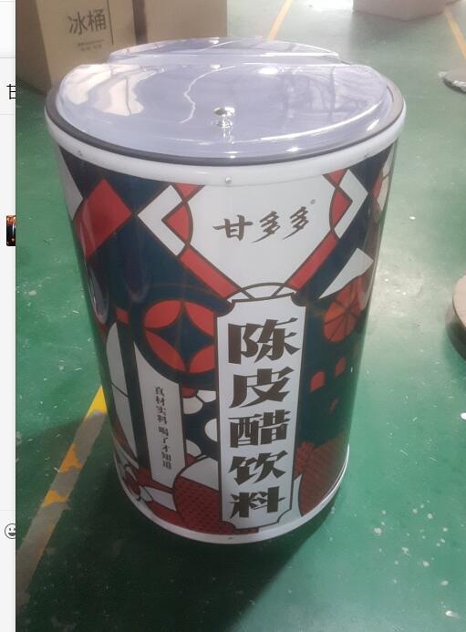 100L户外广告冰桶促销台式冰桶桌加厚塑料保温移动冰桶厂家直销