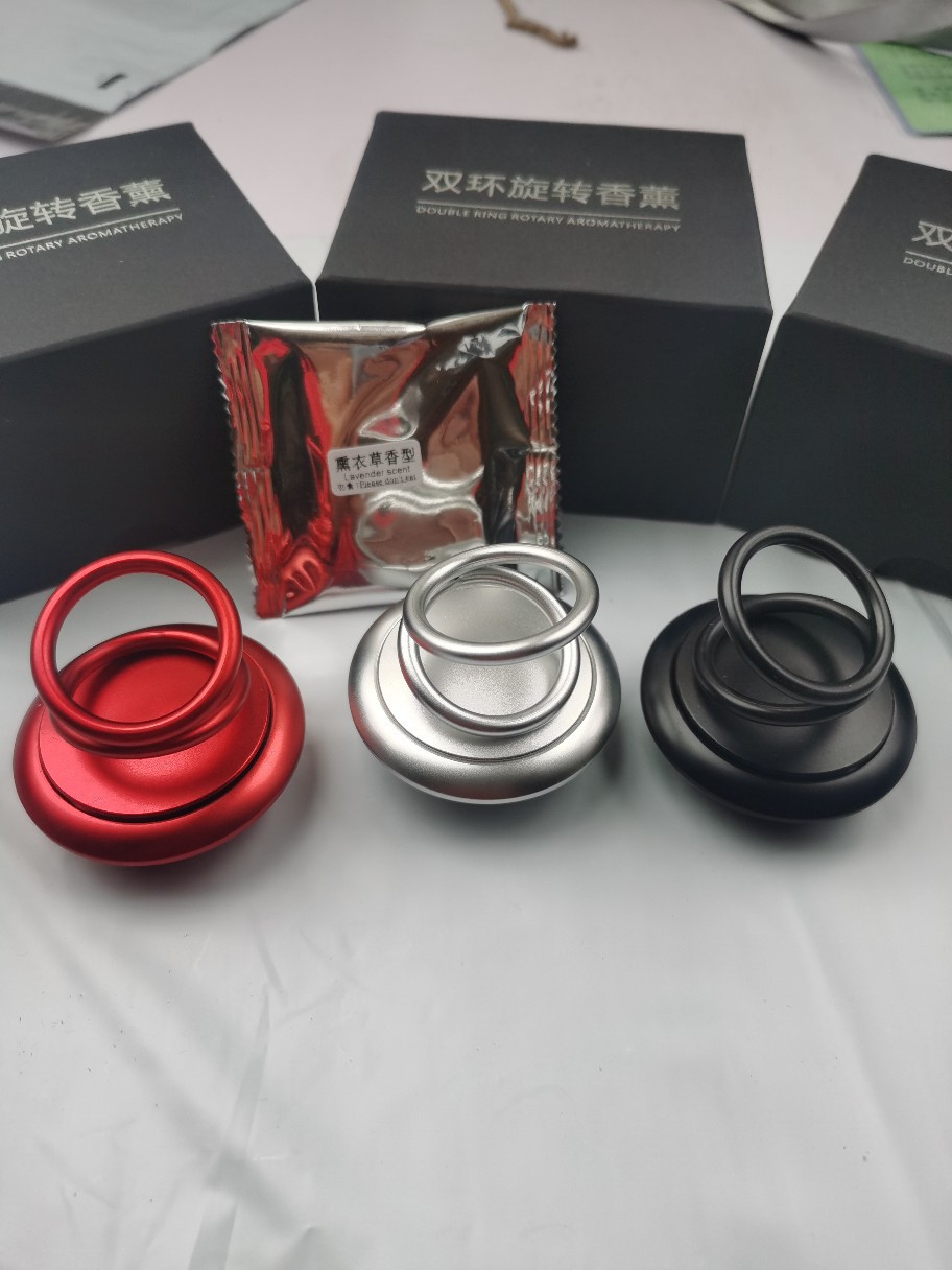 automobile alloy Suspended Bicyclic Aromatherapy Decoration Fluctuation interaction interest vehicle Decoration relieve pressure Decoration