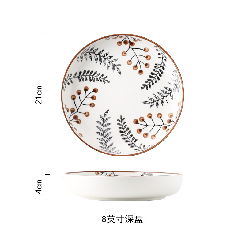 8,25 pulgadas de placa profunda