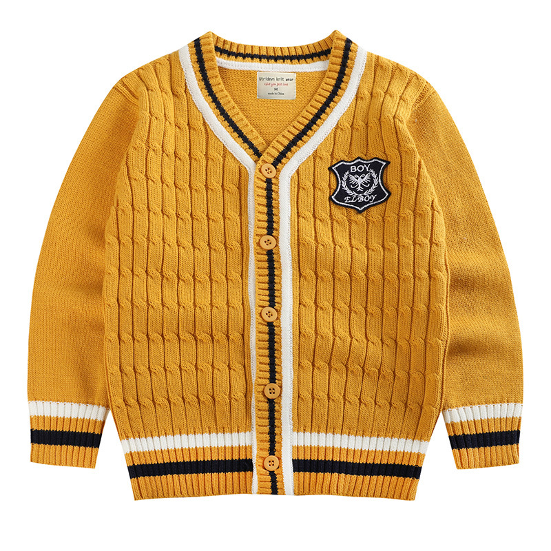 Entrega de una sola pieza padre-hijo ropa para niños suéter de los muchachos Chaqueta de punto medio y camisa para niños grandes JK uniforme escolar Chaqueta de punto para niñas