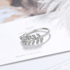 Fresh fashionable ring, zirconium, universal adjustable jewelry, Japanese and Korean, simple and elegant design