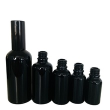 现货供应50毫升精油瓶原色黑色精油喷雾瓶旅行分装瓶化妆品瓶