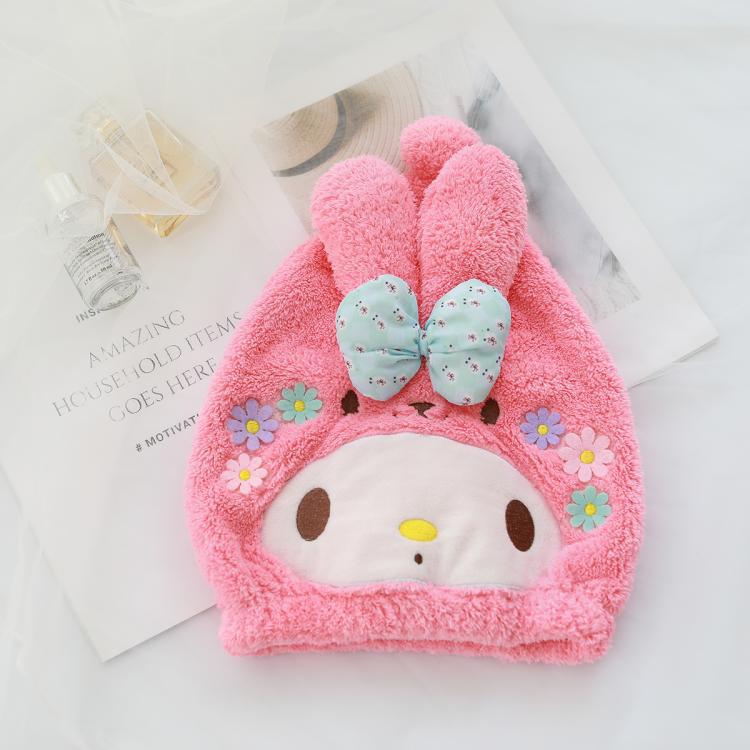 Cartoon hair towel, dry shower cap